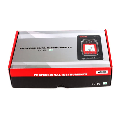 WINTACT WT8825 เครื่องตรวจจับคาร์บอนมอนอกไซด์อิสระ CO Gas Sensor คำเตือนความไวสูง Poisoning Alarm Detector, WT8825