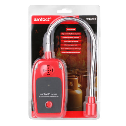 WINTACT WT8820 เครื่องตรวจจับสัญญาณเตือนแก๊สสำหรับบ้านก๊าซรั่วเล็กน้อยไวไฟเครื่องตรวจจับก๊าซธรรมชาติรั่ว Monitor เครื่องวิเคราะห์ก๊าซ, WT8820