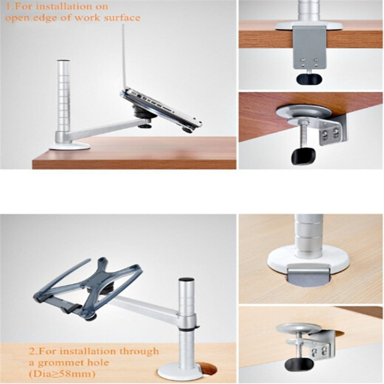 OA-1S ใช้คู่แล็ปท็อป/แท็บเล็ตความสูงปรับ Rotatable Holder