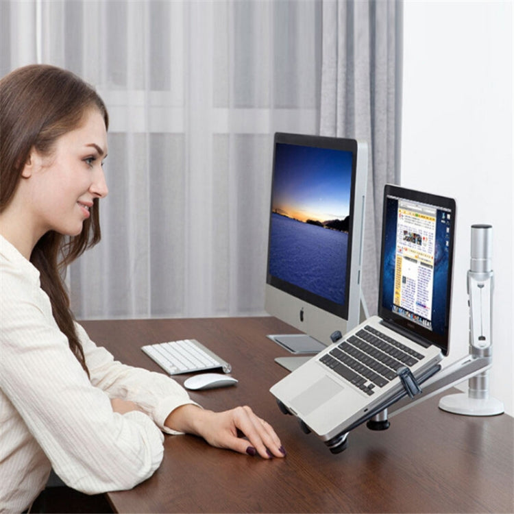 OA-1S ใช้คู่แล็ปท็อป/แท็บเล็ตความสูงปรับ Rotatable Holder