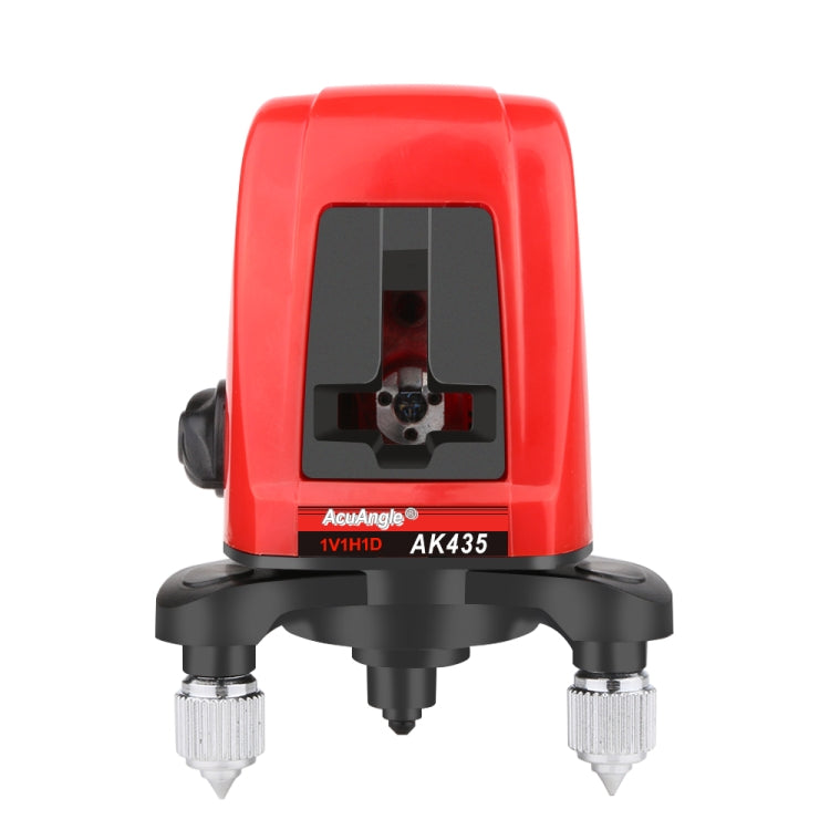AK435 ระดับเลเซอร์ 3D Self Leveling 2 เส้นเลเซอร์แนวนอนแนวตั้งเลเซอร์ระดับ 360 ขาตั้งกล้องมินิเลเซอร์ระดับ