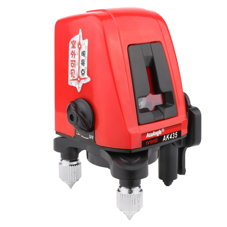 AK435 ระดับเลเซอร์ 3D Self Leveling 2 เส้นเลเซอร์แนวนอนแนวตั้งเลเซอร์ระดับ 360 ขาตั้งกล้องมินิเลเซอร์ระดับ