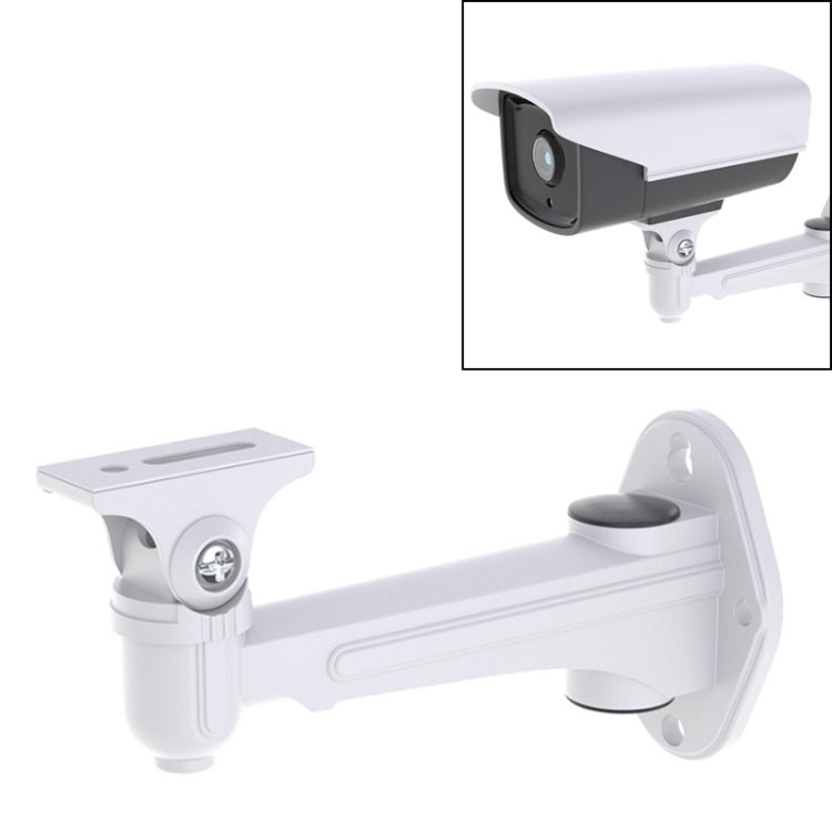 กล้องวงจรปิด Wall Mount Stand อลูมิเนียมโลหะเงินวงเล็บในร่มกลางแจ้งสำหรับ Bullet กล้อง IP กล้องอุปกรณ์เสริม