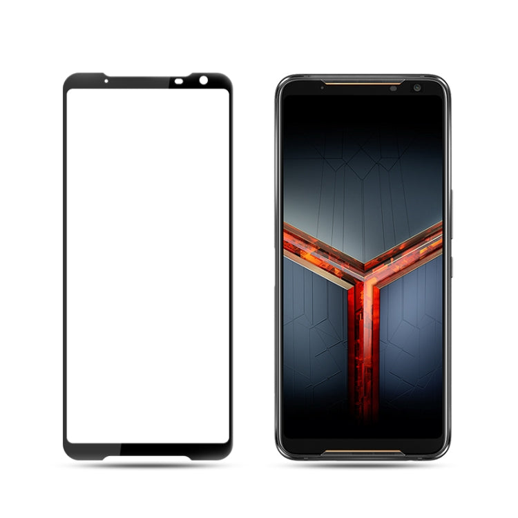 mocolo 0.33mm 9H 2.5D ฟิล์มกระจกนิรภัยแบบเต็มกาวสำหรับ Asus ROG Phone II