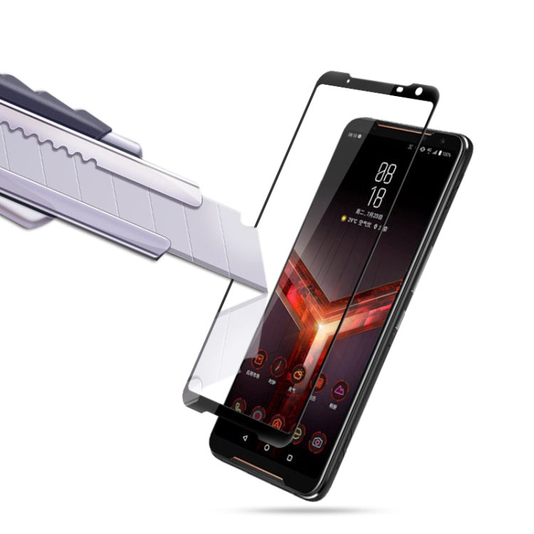 mocolo 0.33mm 9H 2.5D ฟิล์มกระจกนิรภัยแบบเต็มกาวสำหรับ Asus ROG Phone II
