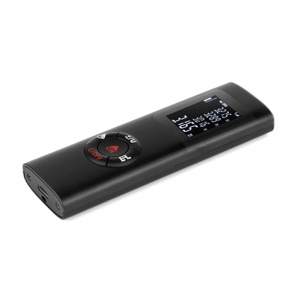 JQ-40 เครื่องวัดระยะเลเซอร์ขนาดเล็ก 40 ม. เครื่องวัดระยะเลเซอร์แบบใช้มือถือแบบดิจิตอลแบบชาร์จไฟได้เครื่องค้นหาระยะเลเซอร์แบบพกพาสร้างการวัด, 40m
