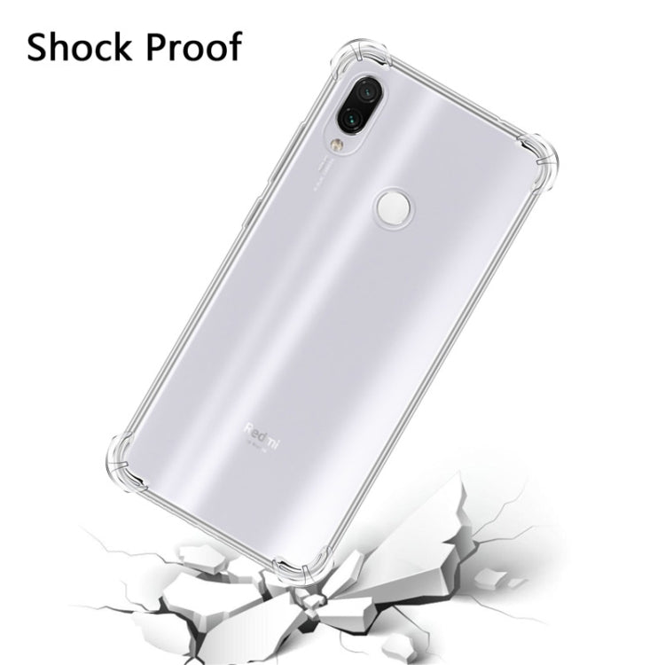 สำหรับ Xiaomi Redmi7 Four-Corner Anti-DROP เคสโทรศัพท์ TPU โปร่งใสบางเฉียบ