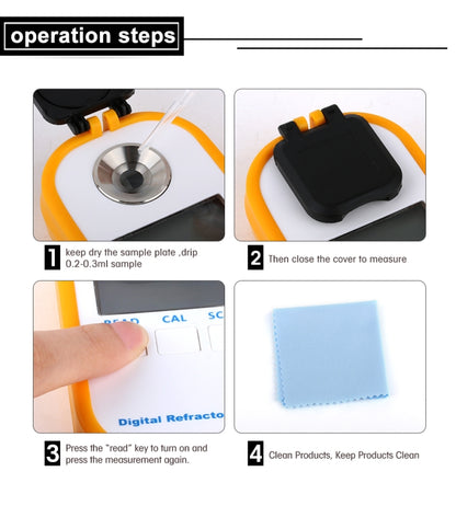 DR202 ดิจิตอลน้ำทะเล Refractometer น้ำทะเลเครื่องวัดความเค็มช่วงแรงโน้มถ่วงเฉพาะ 0-100 ‰ คลอรีน 0 ~ 57 ‰ Refractometer, DR202