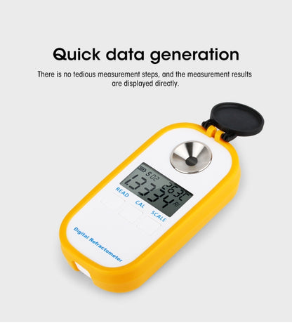 DR202 ดิจิตอลน้ำทะเล Refractometer น้ำทะเลเครื่องวัดความเค็มช่วงแรงโน้มถ่วงเฉพาะ 0-100 ‰ คลอรีน 0 ~ 57 ‰ Refractometer, DR202