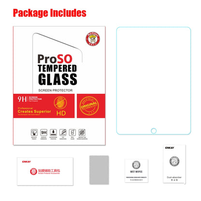 สำหรับ iPad 10.2 (2019) ENKAY Hat-Prince 0.33mm 9H ความแข็งพื้นผิว 2.5D ฟิล์มกระจกนิรภัยป้องกันการระเบิด