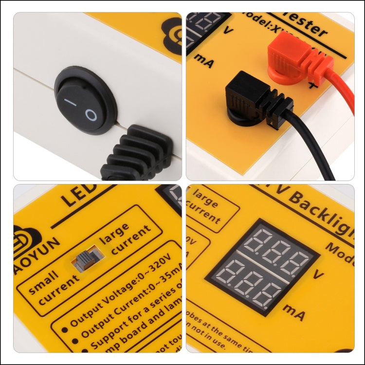 XY284 LED เครื่องทดสอบ 0-320V LED TV Backlight Tester อเนกประสงค์ LED แถบลูกปัดเครื่องมือทดสอบ