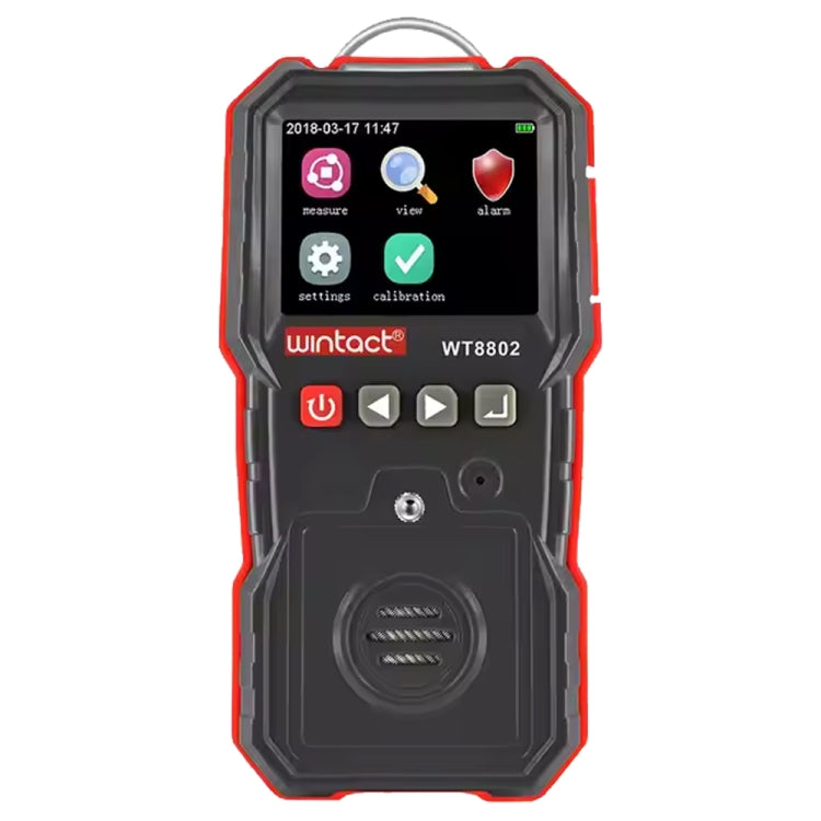 WINTACT WT8802 ไฮโดรเจนซัลไฟด์ Monitor Professional เซ็นเซอร์ก๊าซแบบชาร์จไฟได้ดิจิตอลที่มีความไวสูงเสียง-แสงการสั่นสะเทือนนาฬิกาปลุก H2S เครื่องตรวจจับ
