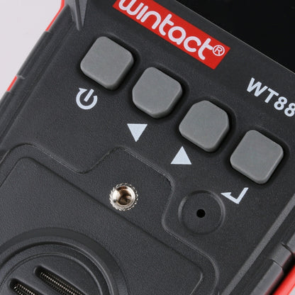 WINTACT WT8811 Compoud Gas Monitor จอแสดงผล LCD มัลติฟังก์ชั่นแบบชาร์จไฟได้ 4 in1 เชื้อเพลิง O2 H2S CO Gas Sensor เสียง - light การสั่นสะเทือนนาฬิกาปลุก