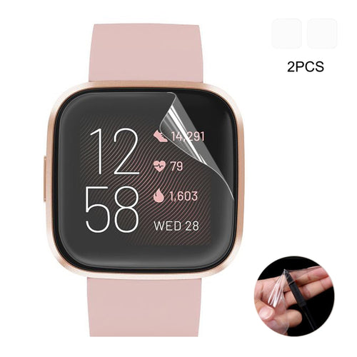 สำหรับ Fitbit Versa 2 2 ชิ้น ENKAY Hat-Prince Soft TPU Film Screen ตัวป้องกันแบบเต็มหน้าจอ