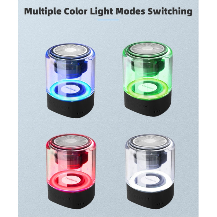 Fineblue MK-22 TWS ลำโพงบลูทูธดูดซับแม่เหล็กพร้อมลำโพงไฟ LED