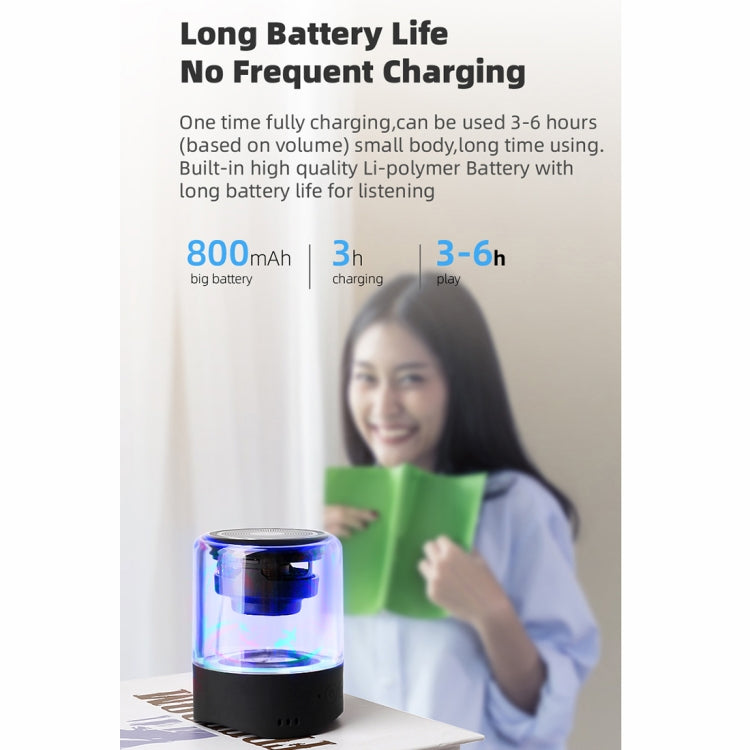Fineblue MK-22 TWS ลำโพงบลูทูธดูดซับแม่เหล็กพร้อมลำโพงไฟ LED