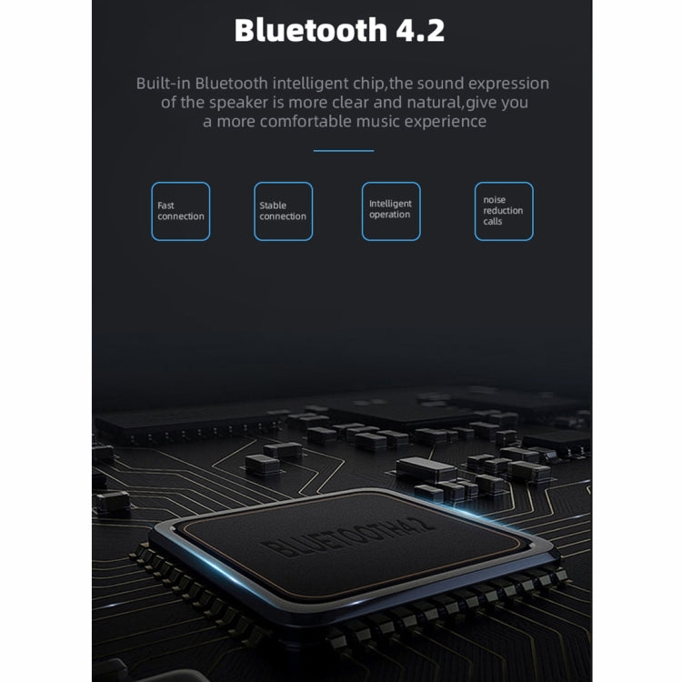 Fineblue MK-22 TWS ลำโพงบลูทูธดูดซับแม่เหล็กพร้อมลำโพงไฟ LED