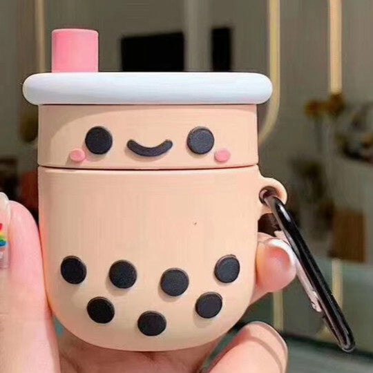 สำหรับ Apple AirPods 1/2 รุ่น Universal Pearl Milk Tea หูฟังบลูทูธเคส