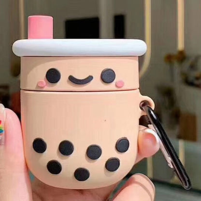 สำหรับ Apple AirPods 1/2 รุ่น Universal Pearl Milk Tea หูฟังบลูทูธเคส