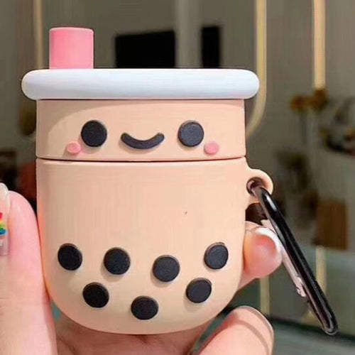 สำหรับ Apple AirPods 1/2 รุ่น Universal Pearl Milk Tea หูฟังบลูทูธเคส