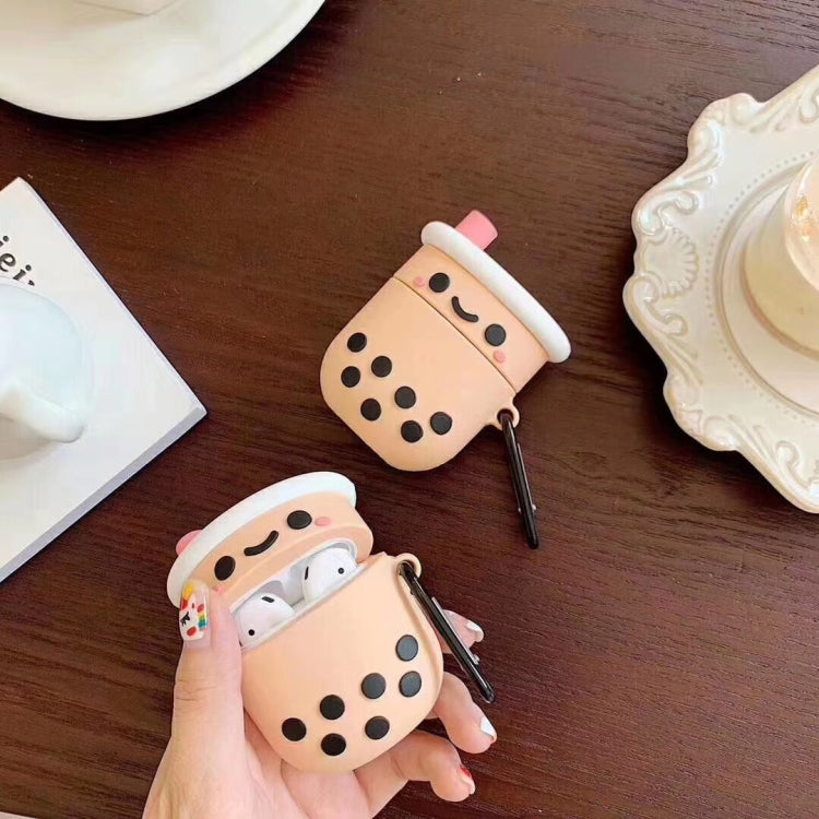สำหรับ Apple AirPods 1/2 รุ่น Universal Pearl Milk Tea หูฟังบลูทูธเคส