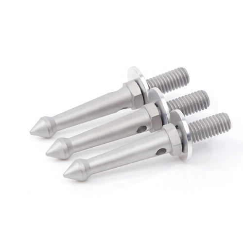 3PCS Professional ขาตั้งกล้องสแตนเลสสตีลเท้า Spikes