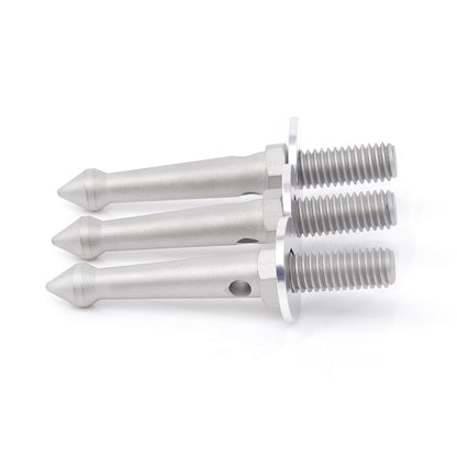 3PCS Professional ขาตั้งกล้องสแตนเลสสตีลเท้า Spikes