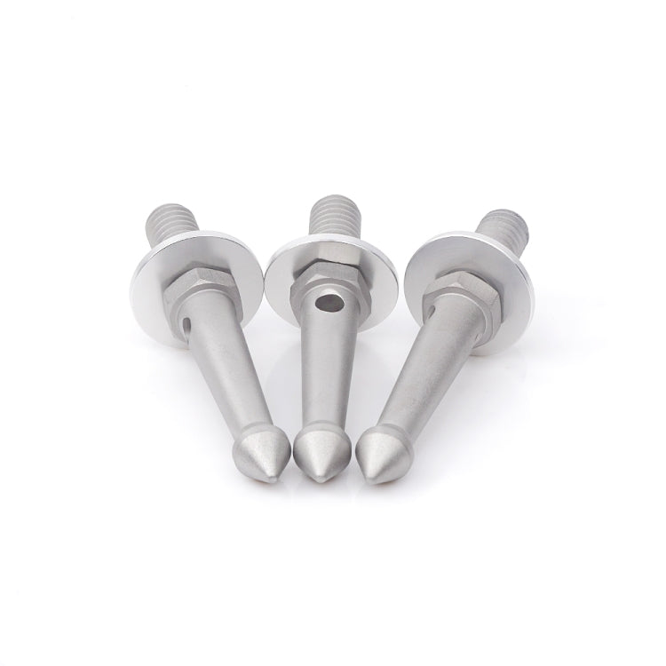 3PCS Professional ขาตั้งกล้องสแตนเลสสตีลเท้า Spikes