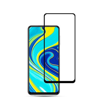 สำหรับ Xiaomi Redmi หมายเหตุ 9 Pro / 9 Pro Max 2pcs mocolo 0.33mm 9H 2.5D เต็มกาวฟิล์มกระจกนิรภัย, For Xiaomi Redmi Note 9 Pro / 9 Pro Max(2pcs)
