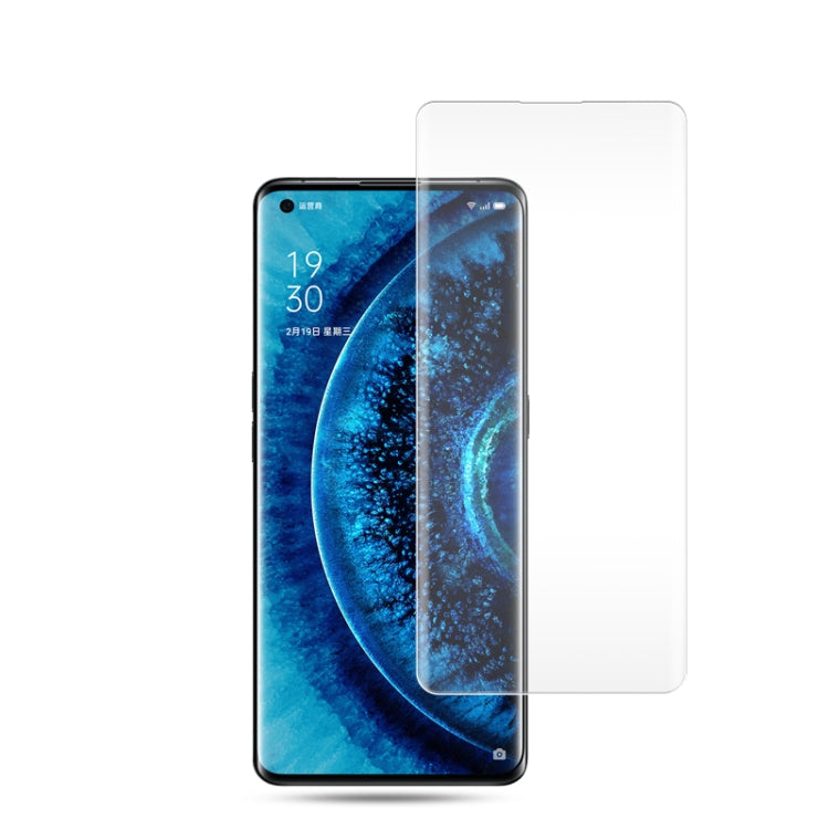 สำหรับ OPPO Find X2/ X2 Pro mocolo 9H 3D ฟิล์มกันรอย UV แบบเต็มหน้าจอ, For OPPO Find X2/ X2 Pro
