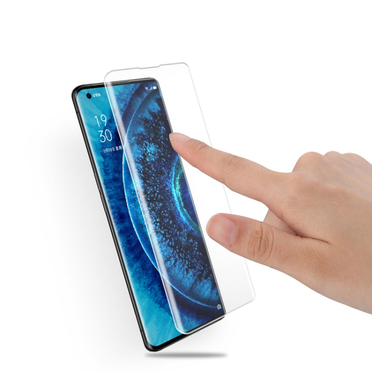สำหรับ OPPO Find X2/ X2 Pro mocolo 9H 3D ฟิล์มกันรอย UV แบบเต็มหน้าจอ, For OPPO Find X2/ X2 Pro