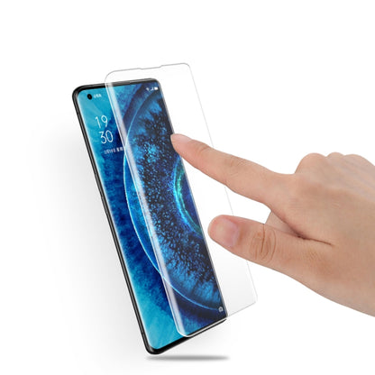 สำหรับ OPPO Find X2/ X2 Pro mocolo 9H 3D ฟิล์มกันรอย UV แบบเต็มหน้าจอ, For OPPO Find X2/ X2 Pro