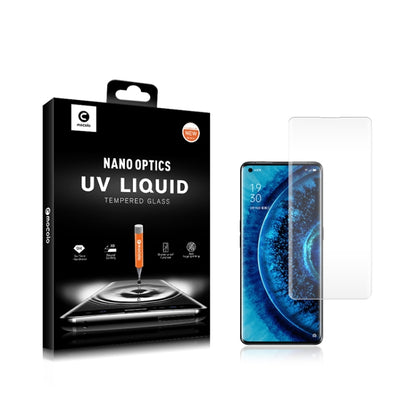 สำหรับ OPPO Find X2/ X2 Pro mocolo 9H 3D ฟิล์มกันรอย UV แบบเต็มหน้าจอ, For OPPO Find X2/ X2 Pro
