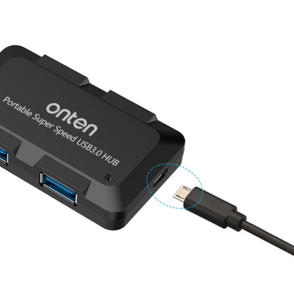 อะแดปเตอร์ Onten 8102B USB 3.0 เป็น USB 3.0 x 4