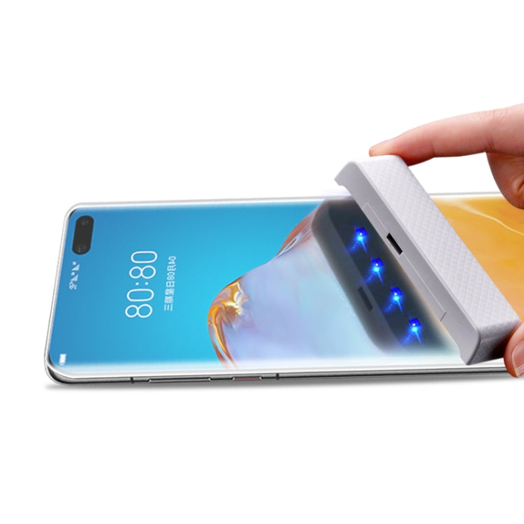สำหรับ P40 Pro + mocolo 9H 3D ฟิล์มกันรอย UV แบบเต็มหน้าจอ, For Huawei P40 Pro+