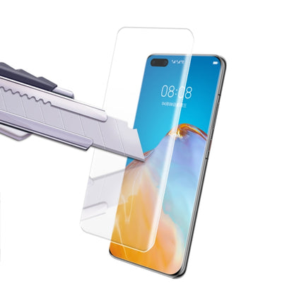 สำหรับ P40 Pro + mocolo 9H 3D ฟิล์มกันรอย UV แบบเต็มหน้าจอ, For Huawei P40 Pro+