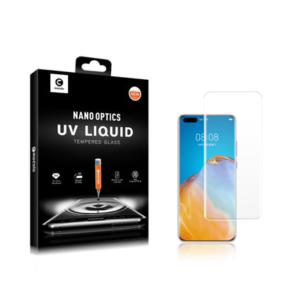 สำหรับ P40 Pro + mocolo 9H 3D ฟิล์มกันรอย UV แบบเต็มหน้าจอ, For Huawei P40 Pro+