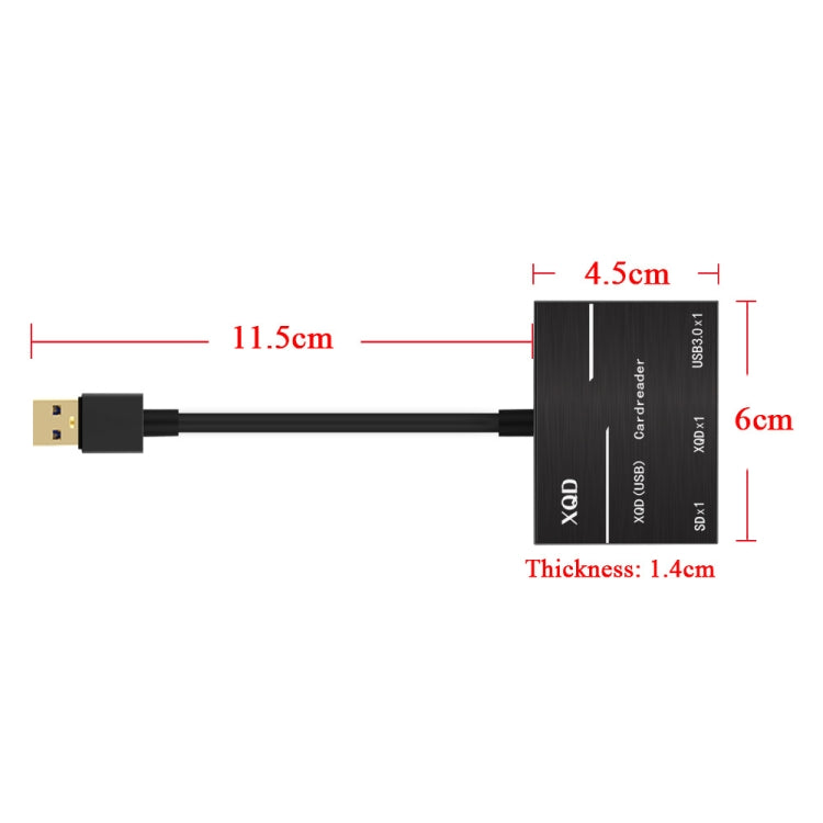 Onten 5212B USB3.0 เป็น XQD + เครื่องอ่านการ์ด SD ความเร็วสูง, 5212B