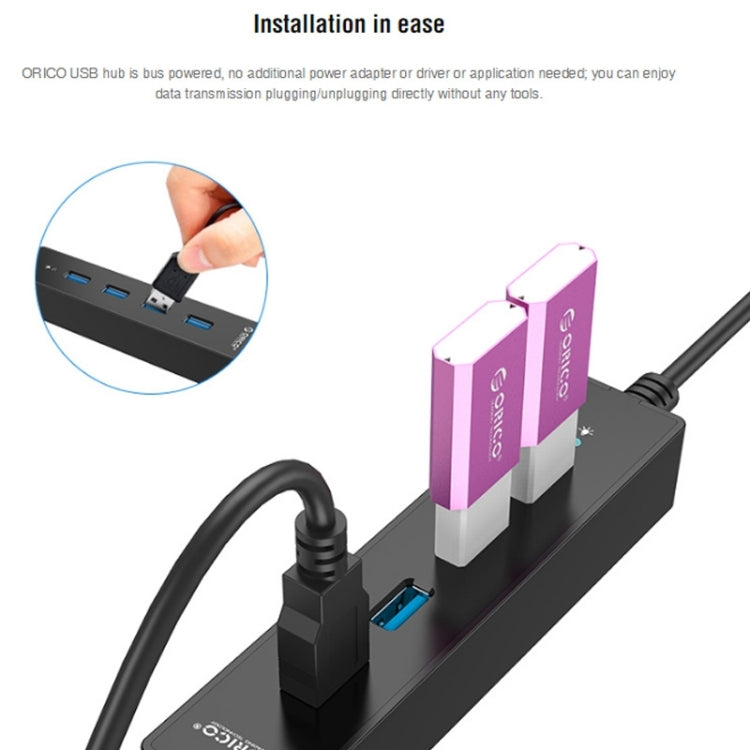 ORICO W8PH4-U3 ฮับ USB3.0 4 พอร์ต