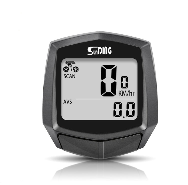SUNDING SD-581A จักรยานแบบมีสายคอมพิวเตอร์ Speedometer เครื่องวัดระยะทางขี่จักรยานจักรยานกันน้ำวัดอุณหภูมินาฬิกาจับเวลา, SUNDING SD-581A