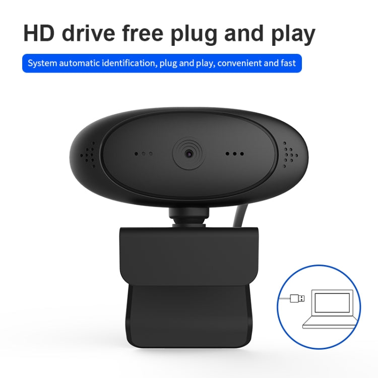 เว็บแคม Full HD 1080P ไมโครโฟนในตัวกล้องเว็บอัจฉริยะ USB สตรีมมิ่งกล้องถ่ายทอดสดพร้อมระบบตัดเสียงรบกวน