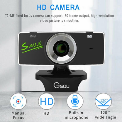 B01 เว็บแคม HD ไมโครโฟนในตัวกล้องเว็บอัจฉริยะ USB สตรีมมิ่งกล้องถ่ายทอดสดพร้อมระบบตัดเสียงรบกวน