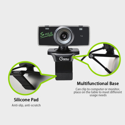 B01 เว็บแคม HD ไมโครโฟนในตัวกล้องเว็บอัจฉริยะ USB สตรีมมิ่งกล้องถ่ายทอดสดพร้อมระบบตัดเสียงรบกวน