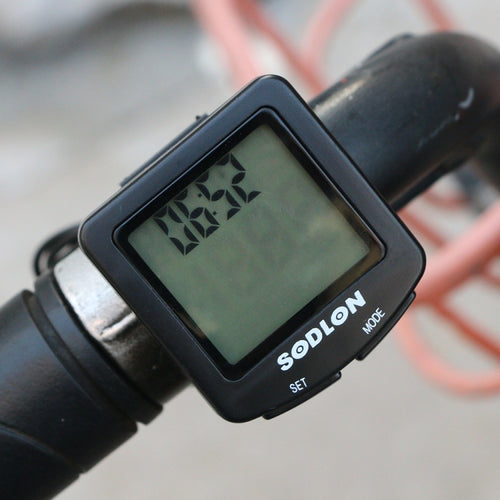 SDL-571 LCD ดิจิตอลจอแสดงผลจักรยานคอมพิวเตอร์แบบมีสายกันน้ำรอบวัดระยะทางจักรยาน Speedometer นาฬิกาจับเวลาขี่อุปกรณ์เสริมเครื่องมือ, SDL-571