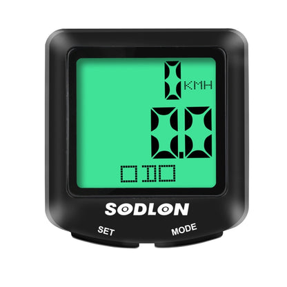 SDL-571 LCD ดิจิตอลจอแสดงผลจักรยานคอมพิวเตอร์แบบมีสายกันน้ำรอบวัดระยะทางจักรยาน Speedometer นาฬิกาจับเวลาขี่อุปกรณ์เสริมเครื่องมือ, SDL-571