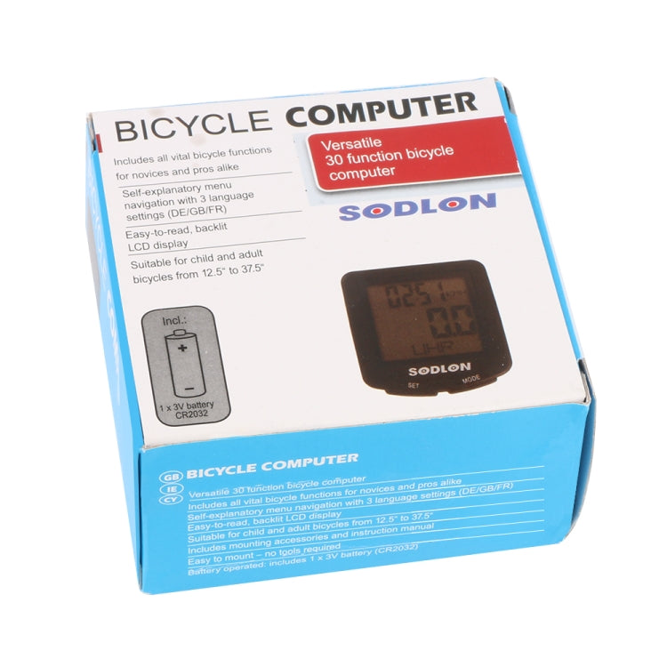 SDL-571 LCD ดิจิตอลจอแสดงผลจักรยานคอมพิวเตอร์แบบมีสายกันน้ำรอบวัดระยะทางจักรยาน Speedometer นาฬิกาจับเวลาขี่อุปกรณ์เสริมเครื่องมือ, SDL-571