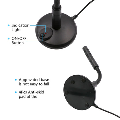 ไมโครโฟนขนาดเล็กสำหรับคอมพิวเตอร์ Micro Voice Changer ไมโครโฟน USB Professional Mic Gaming คอนเดนเซอร์ไมโครโฟน