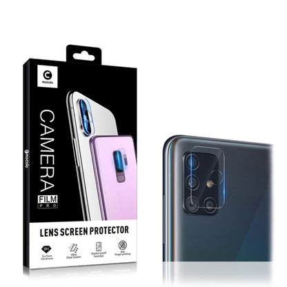 สำหรับ Galaxy A51 2 ชิ้น mocolo 0.15 มิลลิเมตร 9 H 2.5D รอบขอบเลนส์กล้องด้านหลังฟิล์มกระจกนิรภัย