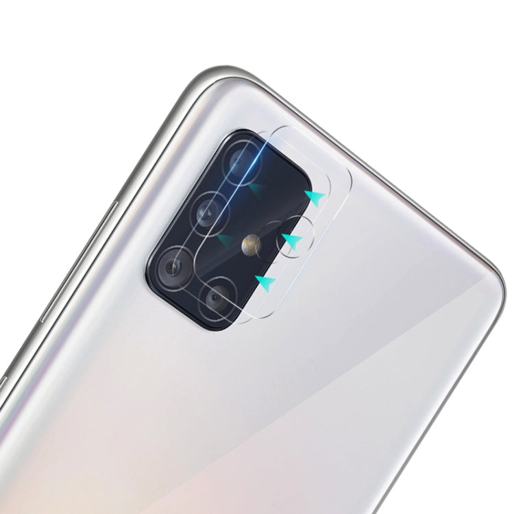 สำหรับ Galaxy A51 2 ชิ้น mocolo 0.15 มิลลิเมตร 9 H 2.5D รอบขอบเลนส์กล้องด้านหลังฟิล์มกระจกนิรภัย