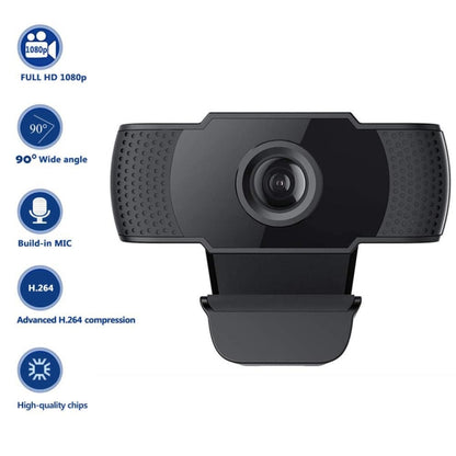 HD 1080P ล้านพิกเซลเว็บแคม USB เซ็นเซอร์ CMOS พร้อมไมโครโฟนสำหรับแล็ปท็อปพีซีคอมพิวเตอร์